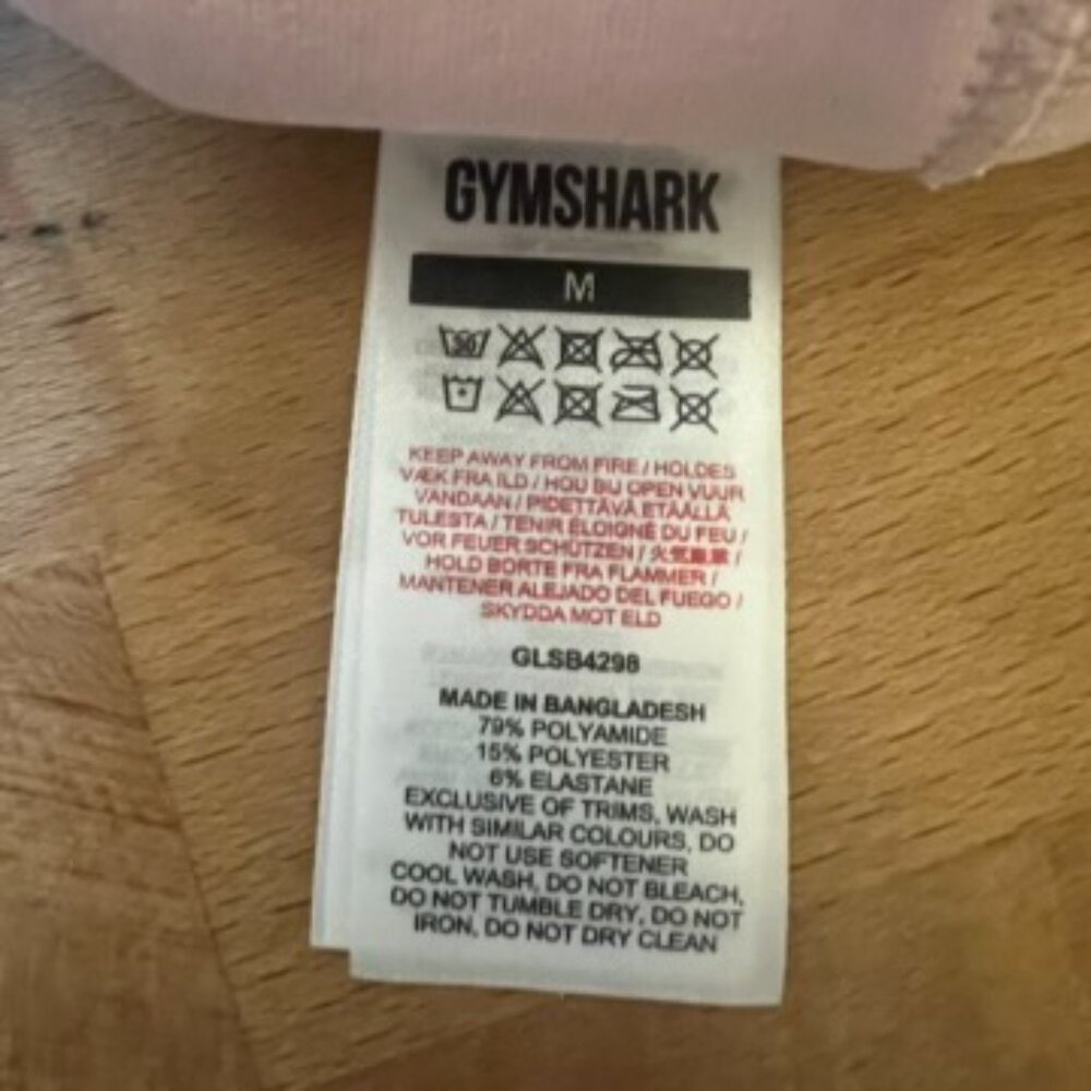 Gymshark Pink Sports Bra (M) - Picture 9 of 10
